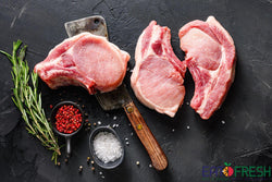 Fresh Pork Chop (Bone-In) 带骨猪排 - 500g per pack
